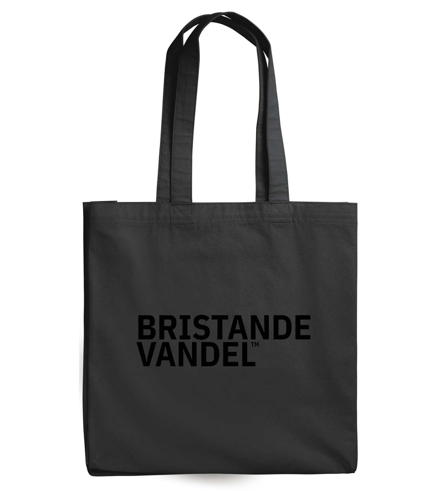 Boxy tote, black in black
