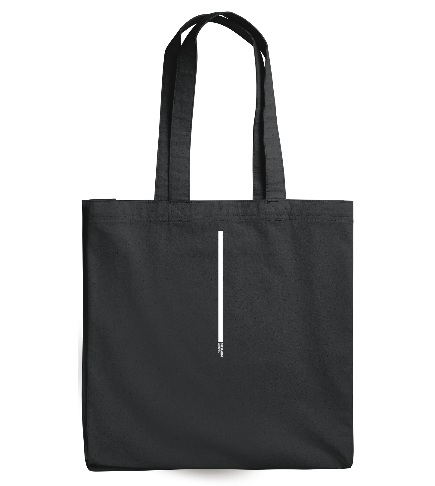 Boxy tote, den breda vita linjen