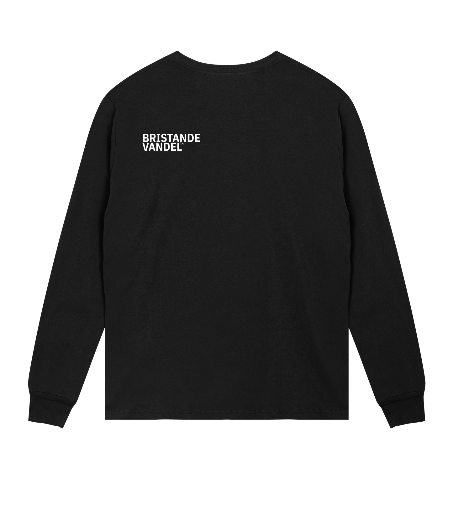 Longsleeve med statement fram och logga bak