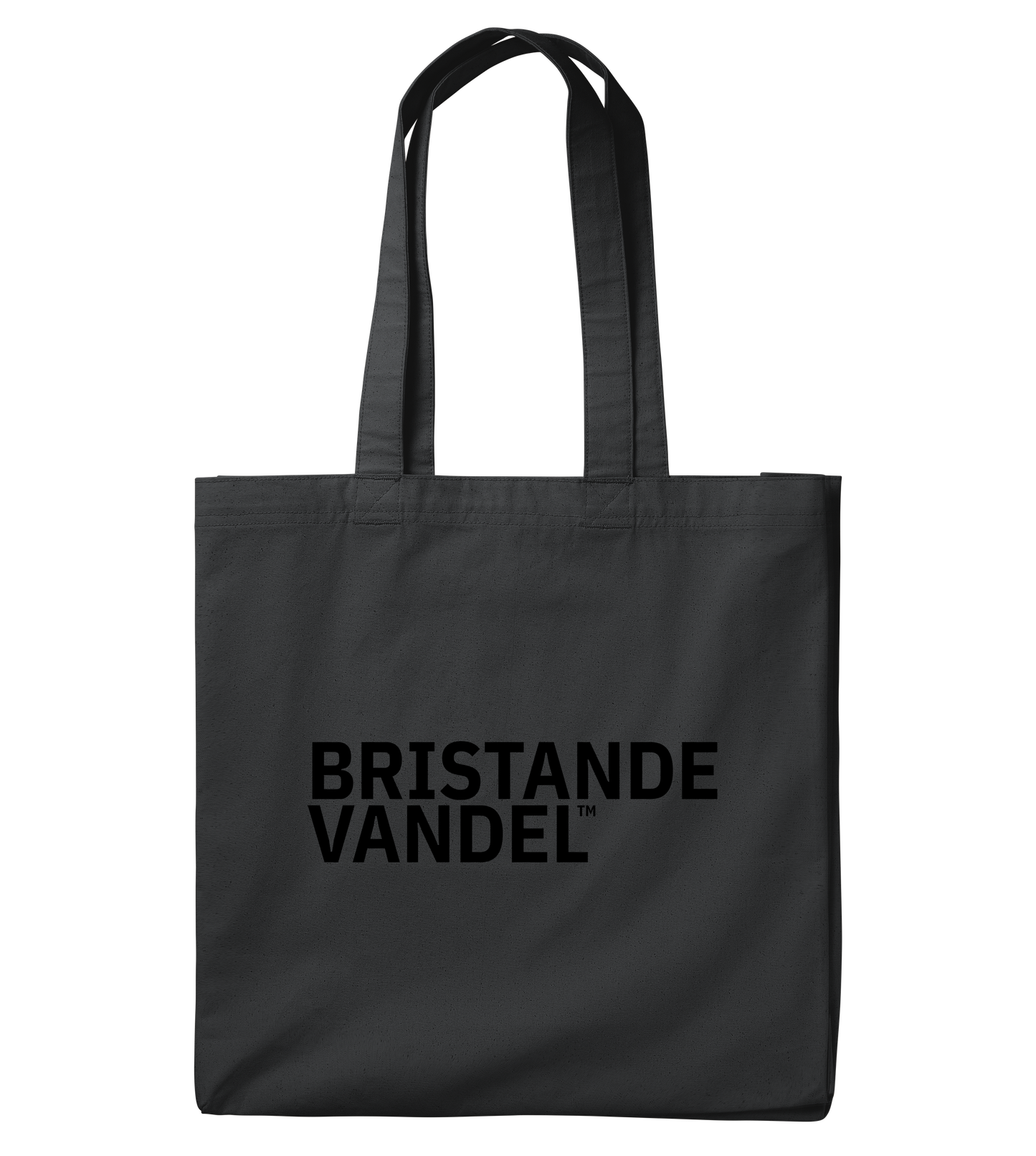 Boxy tote, black in black