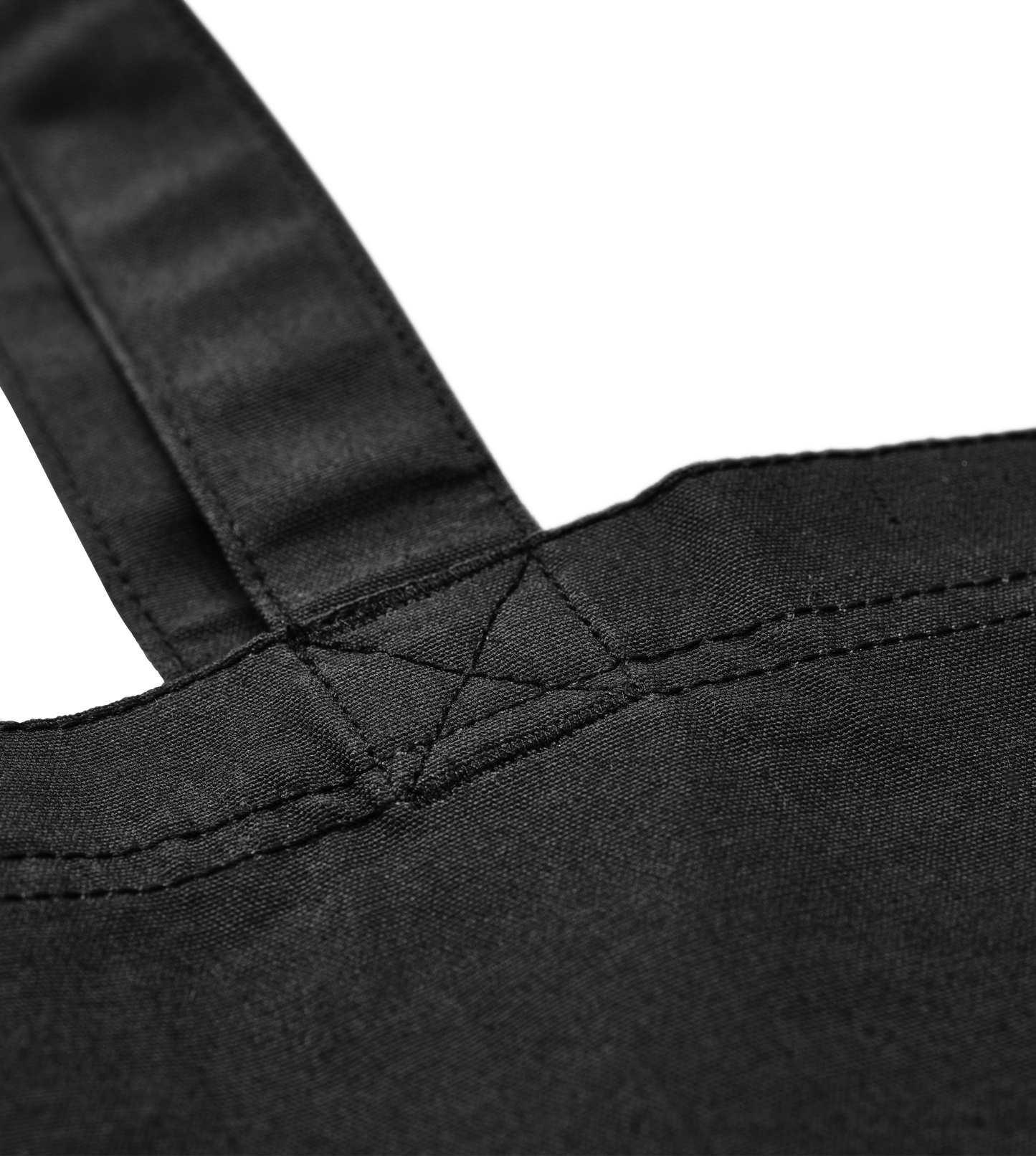 Boxy tote, black in black