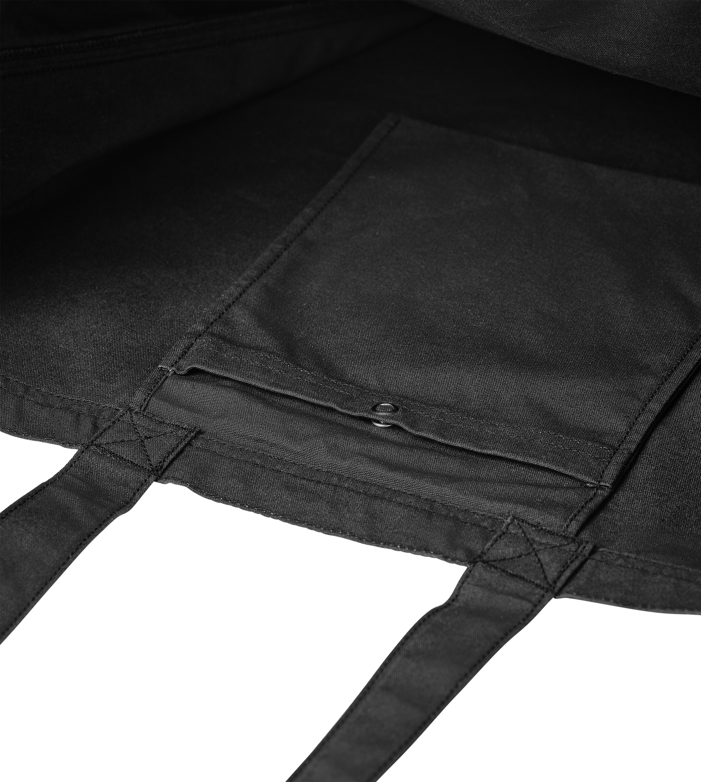Boxy tote, black in black